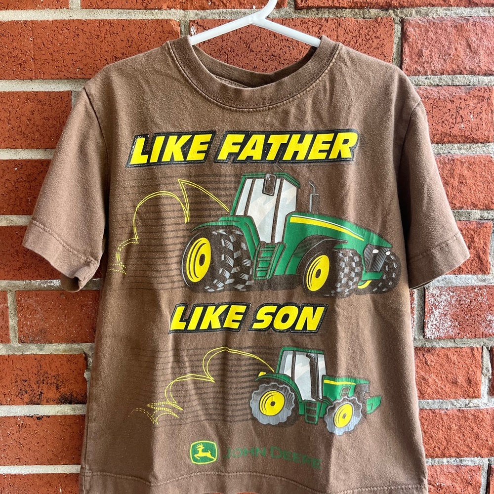 Kids John Deere T-Shirt "Like Father Like Son" - Kids John Deere tee
